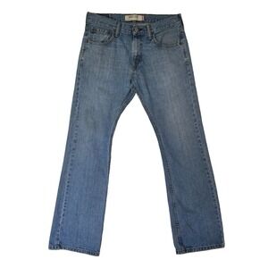 Levi's 527 Boot Cut Jeans Men's 31x30 Light Wash 100% Cotton Denim Made Colombia